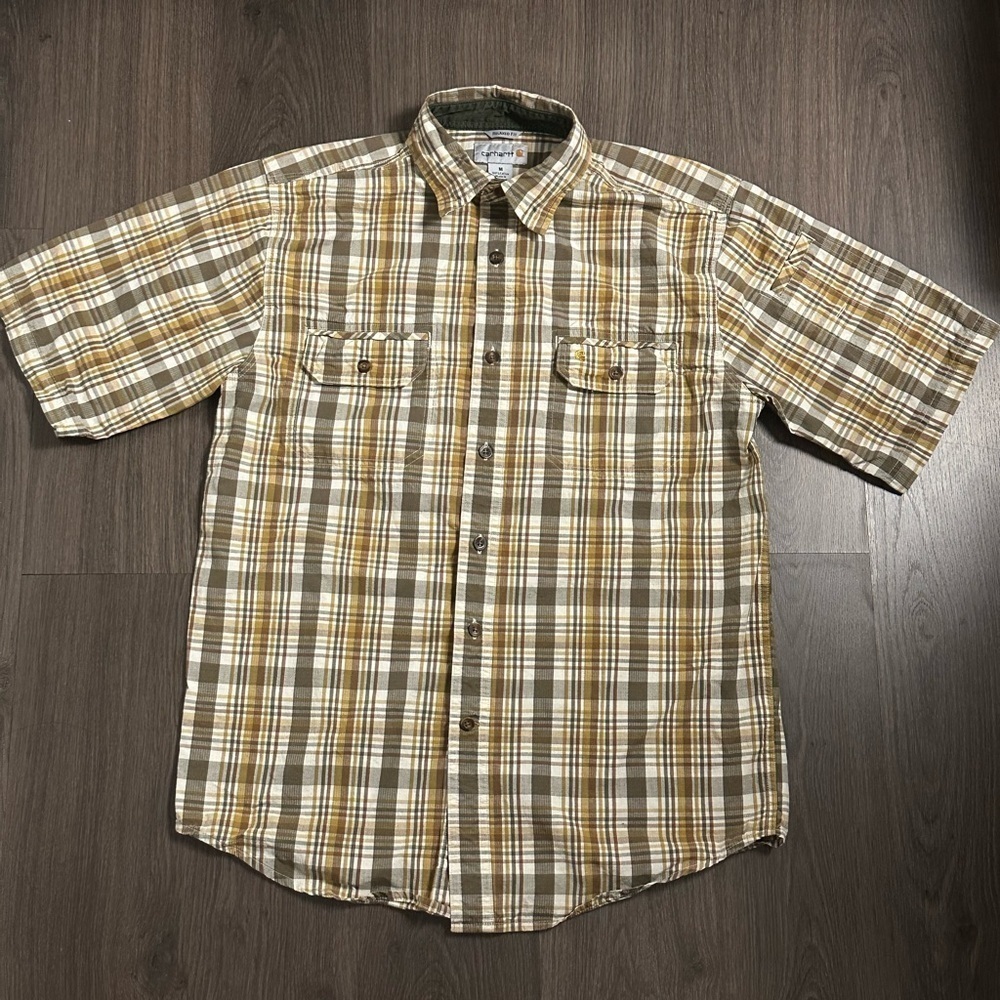 Carhartt Plaid Button Up